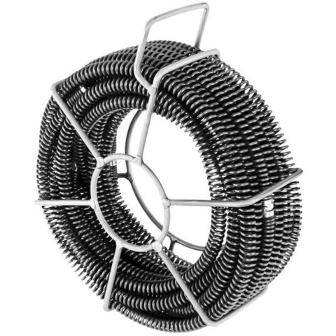 Spirala przepychacz sprężyna do rur hydrauliczna 6 x 2.45 m śr. 16 mm ZESTAW Spirala przepychacz sprężyna do rur hydrauliczna 6 x 2.45 m śr. 16 mm ZESTAW