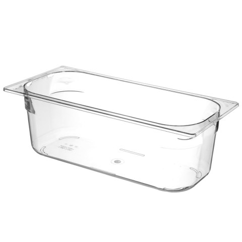 Kuweta pojemnik do lodów z poliwęglanu 360x165x120mm - przezroczysty 5L - HENDI 807026 Kuweta pojemnik do lodów z poliwęglanu 360x165x120mm - przezroczysty 5L - HENDI 807026