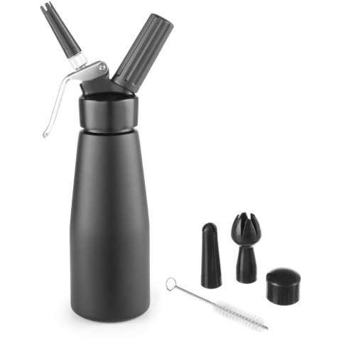 Syfon do bitej śmietany N2O Kitchen Line ZESTAW + 3 końcówki 0.5L - czarny - HENDI 588420 Syfon do bitej śmietany N2O Kitchen Line ZESTAW + 3 końcówki 0.5L - czarny - HENDI 588420