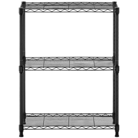 Regał magazynowy druciany ażurowy 3 półki 60 x 35 x 77 cm do 120 kg Regał magazynowy druciany ażurowy 3 półki 60 x 35 x 77 cm do 120 kg