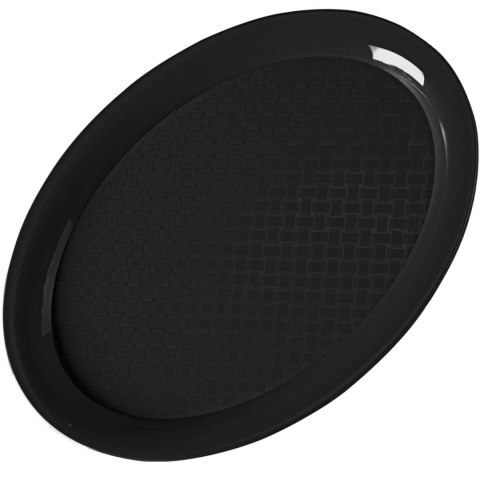 Taca Fast Food owalna 26.5x19.5cm - czarna Taca Fast Food owalna 26.5x19.5cm - czarna