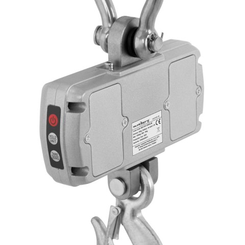 Waga hakowa wisząca magazynowa z pilotem duży wyświetlacz LCD do 1T 1000 / 0.5 kg Waga hakowa wisząca magazynowa z pilotem duży wyświetlacz LCD do 1T 1000 / 0.5 kg