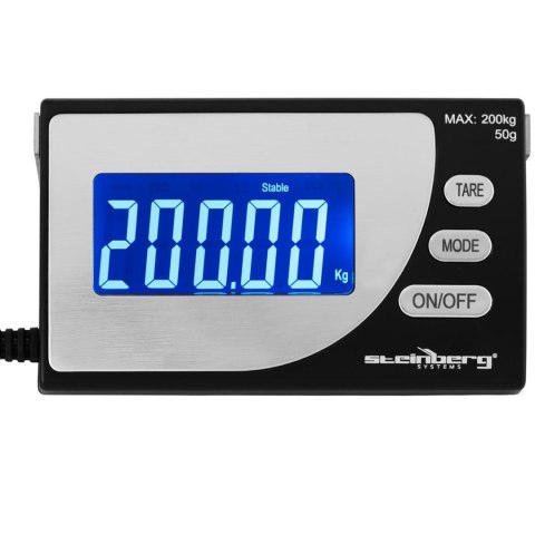 Waga przemysłowa paczkowa do 200 kg / 50 g LCD USB Waga przemysłowa paczkowa do 200 kg / 50 g LCD USB