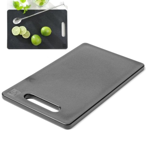 Deska do krojenia uniwersalna z uchwytem 250 x 150 mm czarna - Hendi 826478 Deska do krojenia uniwersalna z uchwytem 250 x 150 mm czarna - Hendi 826478