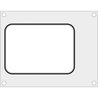 Matryca forma do zgrzewarek MCS na tackę bez podziału 187x137 mm - Hendi 805565