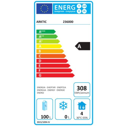 Szafa chłodnicza podblatowa stalowa energooszczędna 0-8C 200 l 124 W Budget Line - Hendi 236000 Szafa chłodnicza podblatowa stalowa energooszczędna 0-8C 200 l 124 W Budget Line - Hendi 236000