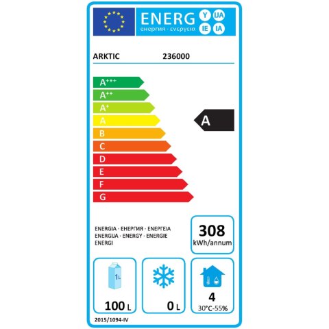 Szafa chłodnicza podblatowa stalowa energooszczędna 0-8C 200 l 124 W Budget Line - Hendi 236000 Szafa chłodnicza podblatowa stalowa energooszczędna 0-8C 200 l 124 W Budget Line - Hendi 236000