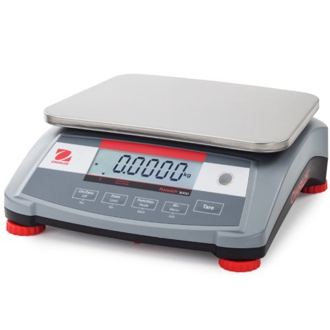 Waga stołowa przemysłowa kompaktowa elektroniczna RANGER 3000 3kg / 0.1g - OHAUS R31P3 Waga stołowa przemysłowa kompaktowa elektroniczna RANGER 3000 3kg / 0.1g - OHAUS R31P3