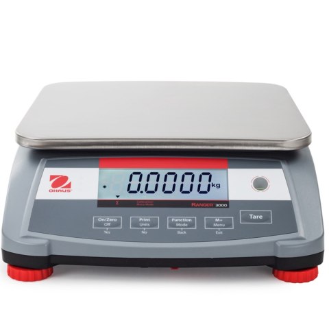 Waga stołowa przemysłowa kompaktowa elektroniczna RANGER 3000 3kg / 0.1g - OHAUS R31P3 Waga stołowa przemysłowa kompaktowa elektroniczna RANGER 3000 3kg / 0.1g - OHAUS R31P3