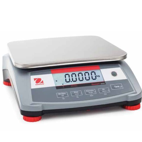 Waga stołowa przemysłowa kompaktowa elektroniczna RANGER 3000 3kg / 0.1g - OHAUS R31P3 Waga stołowa przemysłowa kompaktowa elektroniczna RANGER 3000 3kg / 0.1g - OHAUS R31P3