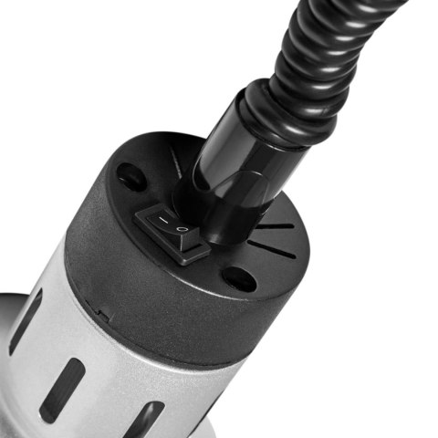 Lampa grzewcza do potraw na podczerwień IR wisząca srebrna śr. 17.5 cm 250 W Lampa grzewcza do potraw na podczerwień IR wisząca srebrna śr. 17.5 cm 250 W