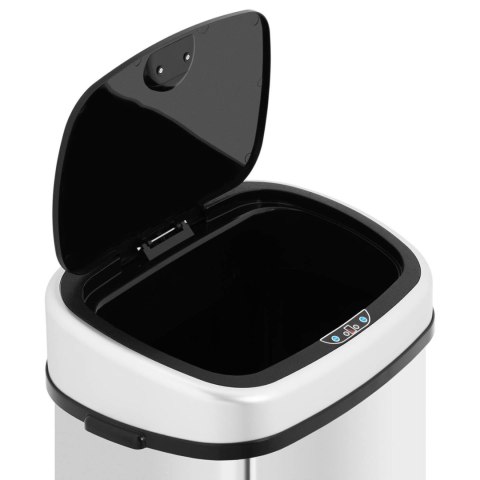 Kosz na śmieci automatyczny bezdotykowy prostokątny z czujnikiem ruchu 30 cm 68 l Kosz na śmieci automatyczny bezdotykowy prostokątny z czujnikiem ruchu 30 cm 68 l