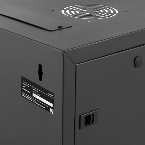 Szafa RACK serwerowa instalacyjna wisząca 19'' 6U IP20 do 60 kg 54x40x35 cm CZARNA Szafa RACK serwerowa instalacyjna wisząca 19'' 6U IP20 do 60 kg 54x40x35 cm CZARNA