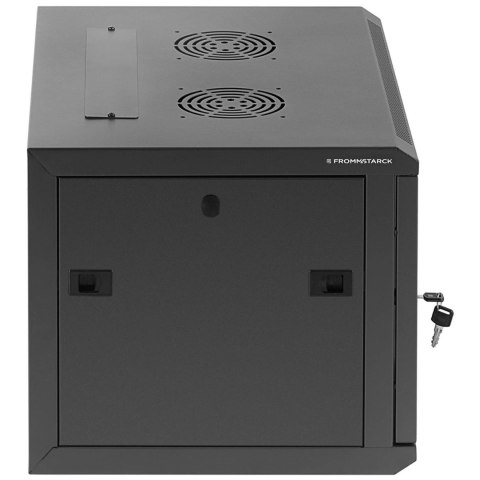 Szafa RACK serwerowa instalacyjna wisząca 19'' 6U IP20 do 60 kg 54x40x35 cm CZARNA Szafa RACK serwerowa instalacyjna wisząca 19'' 6U IP20 do 60 kg 54x40x35 cm CZARNA