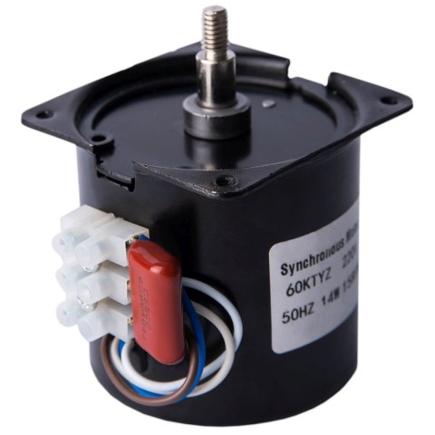 Silnik krokowy do maszyny do popcornu Royal Catering 230V 14W 15RPM 60KTYZ Silnik krokowy do maszyny do popcornu Royal Catering 230V 14W 15RPM 60KTYZ