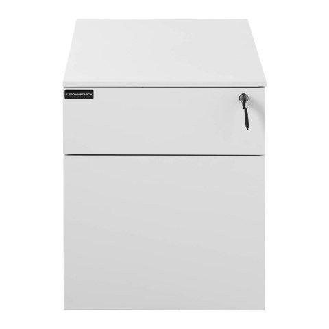Kontenerek szafka metalowa pod biurko 2 szuflady na klucz 42 x 57 x 50 cm Kontenerek szafka metalowa pod biurko 2 szuflady na klucz 42 x 57 x 50 cm
