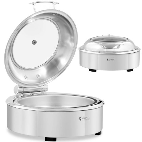 Podgrzewacz do potraw okrągły wodny z okienkiem śr. 39 cm 5.5 l Podgrzewacz do potraw okrągły wodny z okienkiem śr. 39 cm 5.5 l