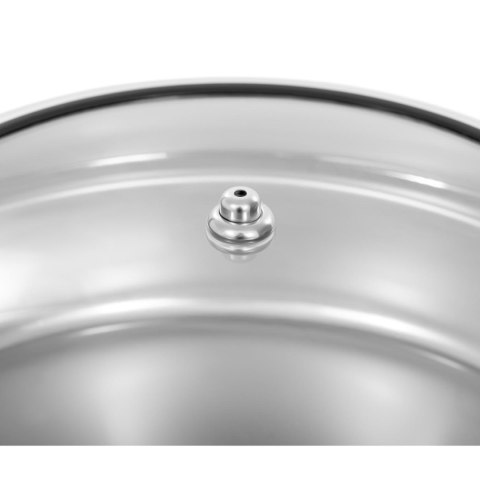 Podgrzewacz do potraw okrągły wodny z okienkiem śr. 39 cm 5.5 l Podgrzewacz do potraw okrągły wodny z okienkiem śr. 39 cm 5.5 l