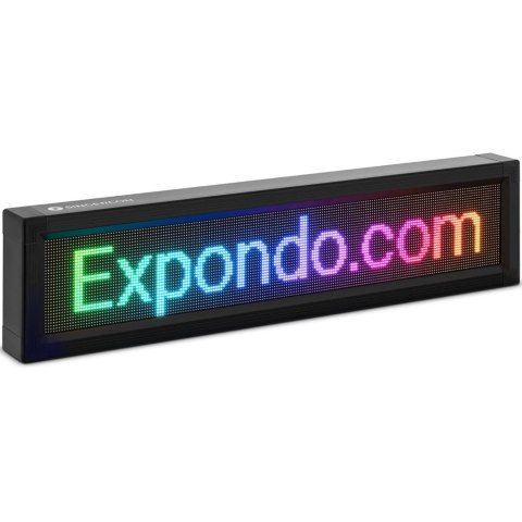 Reklama tablica świetlna 192 x 32 kolorowe diody LED 67 x 19 cm Reklama tablica świetlna 192 x 32 kolorowe diody LED 67 x 19 cm