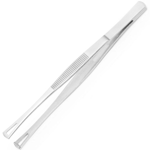 Pęseta kuchenna z kwadratowymi końcówkami i otworami 145 mm - Hendi 680162 Pęseta kuchenna z kwadratowymi końcówkami i otworami 145 mm - Hendi 680162