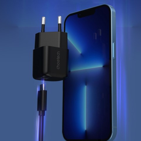 Ładowarka sieciowa GaN USB Typ C PD 30W czarny Ładowarka sieciowa GaN USB Typ C PD 30W czarny