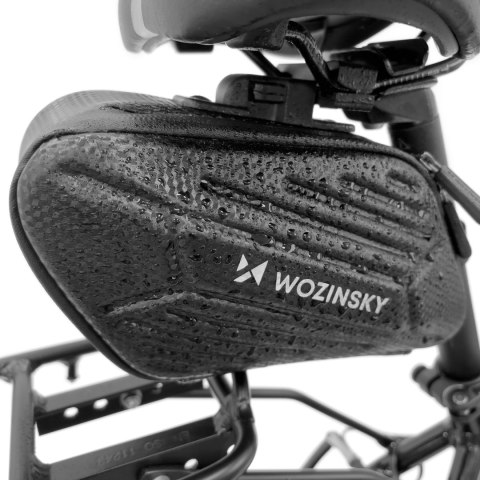 Torba rowerowa pod siodełko wodoodporna 1.5 l czarna Torba rowerowa pod siodełko wodoodporna 1.5 l czarna
