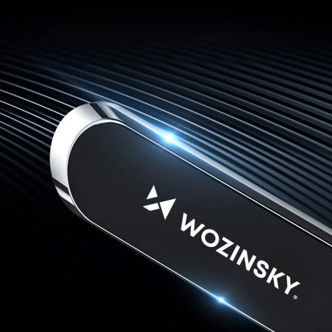 Uchwyt magnetyczny na telefon na deskę rozdzielczą przyklejany czarny Uchwyt magnetyczny na telefon na deskę rozdzielczą przyklejany czarny