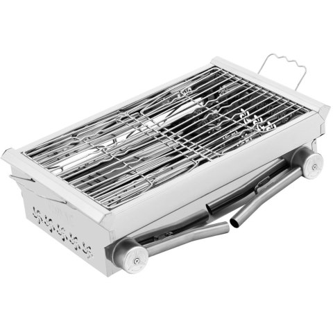 Grill węglowy składany z rusztem 43 x 25 cm Grill węglowy składany z rusztem 43 x 25 cm