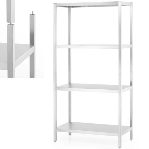 Regał magazynowy metalowy 5 półek 900 x 450 x 1800 mm - Hendi 813041 Regał magazynowy metalowy 5 półek 900 x 450 x 1800 mm - Hendi 813041