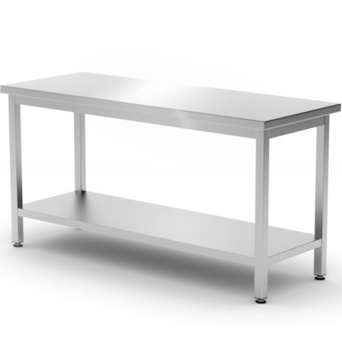 Stół blat roboczy centralny z półką Budget Line 1200 x 600 x 850 mm - Hendi 817179 Stół blat roboczy centralny z półką Budget Line 1200 x 600 x 850 mm - Hendi 817179