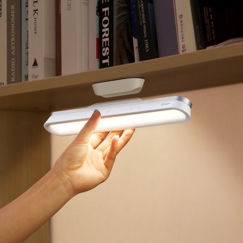 Magnetyczna lampka nocna LED lampa pod szafkę do domu kuchni pokoju biały Magnetyczna lampka nocna LED lampa pod szafkę do domu kuchni pokoju biały