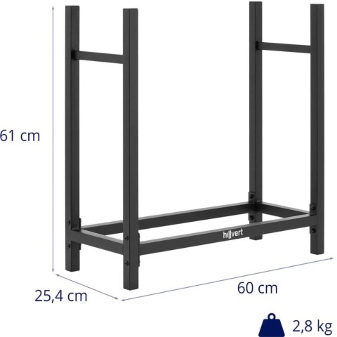 Stojak na drewno opałowe kominkowe loft 60 x 25 x 61.5 cm Stojak na drewno opałowe kominkowe loft 60 x 25 x 61.5 cm