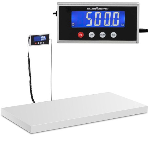 Waga platformowa magazynowa 1000 x 500 mm LCD 500 kg / 100 g Waga platformowa magazynowa 1000 x 500 mm LCD 500 kg / 100 g