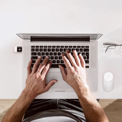 Adapter przejściówka ze złącza USB na USB-C OTG - czarny Adapter przejściówka ze złącza USB na USB-C OTG - czarny