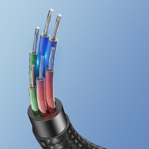 Przejściówka do słuchawek z Mini Jack 3.5 mm na USB-C 10cm - szary