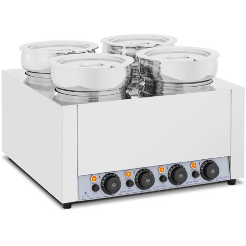 Bemar elektryczny podgrzewacz stacja do zupy fondue czekolady 2000 W 4 x 7 l Bemar elektryczny podgrzewacz stacja do zupy fondue czekolady 2000 W 4 x 7 l