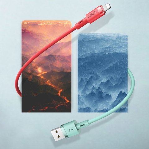 Kabel przewód do iPhone USB - Lightning 2.4A 1.2m czarny