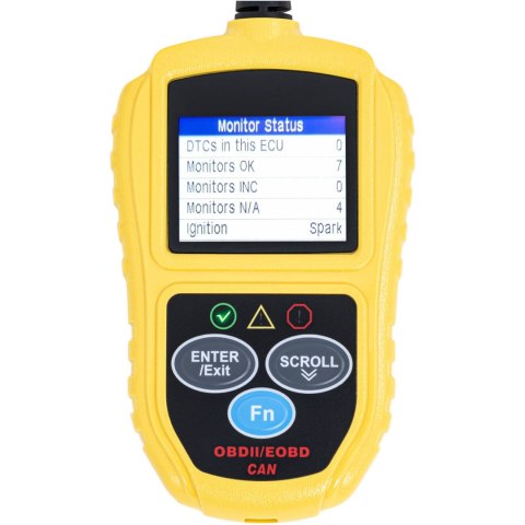 Tester skaner diagnostyczny do samochodów OBD2 8-18 V VIN / ID / CVN / PCM / ECU Tester skaner diagnostyczny do samochodów OBD2 8-18 V VIN / ID / CVN / PCM / ECU