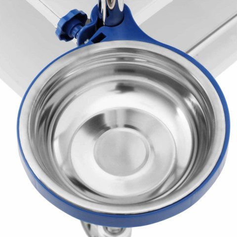 Wózek laboratoryjny zabiegowy kosmetyczny ze stali 2 półki 2 szuflady 65 x 60 x 86 cm 20 kg Wózek laboratoryjny zabiegowy kosmetyczny ze stali 2 półki 2 szuflady 65 x 60 x 86 cm 20 kg