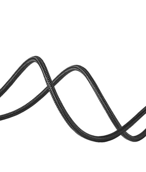 Przewód kabel kątowy boczna wtyczka USB - USB-C 1m 3A szary