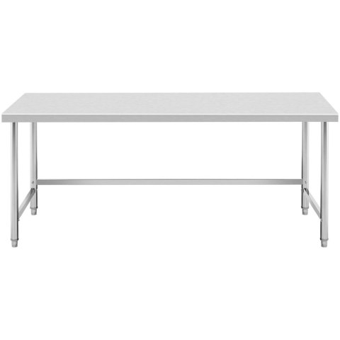 Stół blat roboczy stalowy nierdzewny 200x70cm Stół blat roboczy stalowy nierdzewny 200x70cm