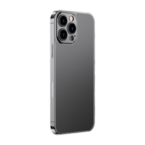 Etui pokrowiec do iPhone 13 Pro Max sztywna obudowa z żelową ramką przezroczysty Etui pokrowiec do iPhone 13 Pro Max sztywna obudowa z żelową ramką przezroczysty