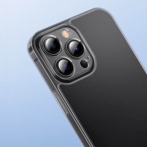 Etui pokrowiec do iPhone 13 Pro sztywna obudowa z żelową ramką czarny Etui pokrowiec do iPhone 13 Pro sztywna obudowa z żelową ramką czarny