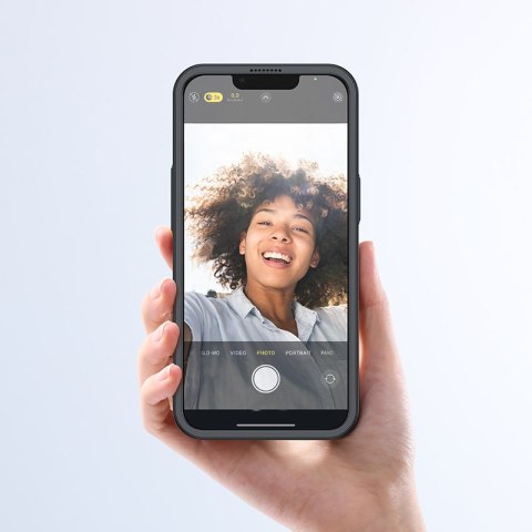 Etui pokrowiec do iPhone 13 obudowa na tył i przód + szkło hartowane czarny