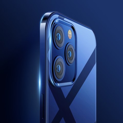NBS ultra cienkie przezroczyste etui z metaliczną ramką do iPhone 12 mini czarny