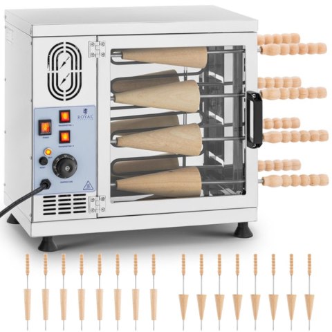 Piec maszyna do kołaczy węgierskich trdelnik kurtosz 300C 3500W 230V Piec maszyna do kołaczy węgierskich trdelnik kurtosz 300C 3500W 230V