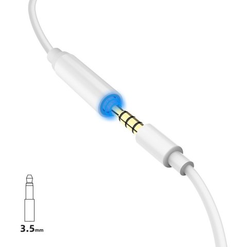 Adapter audio przejściówka do słuchawek iPhone z Lightning na mini jack 3,5 mm biały Adapter audio przejściówka do słuchawek iPhone z Lightning na mini jack 3,5 mm biały
