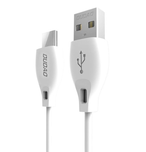Przewód kabel USB - USB-C 2.1A 2m biały Przewód kabel USB - USB-C 2.1A 2m biały