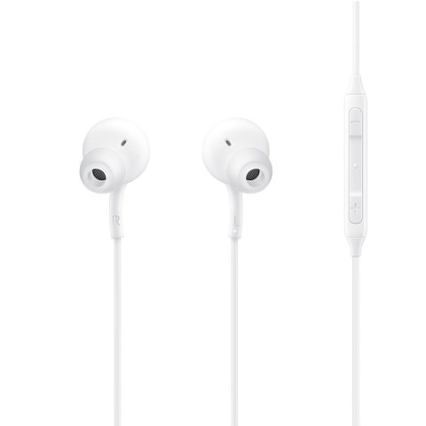 Przewodowe słuchawki dokanałowe AKG złącze USB-C biały Przewodowe słuchawki dokanałowe AKG złącze USB-C biały
