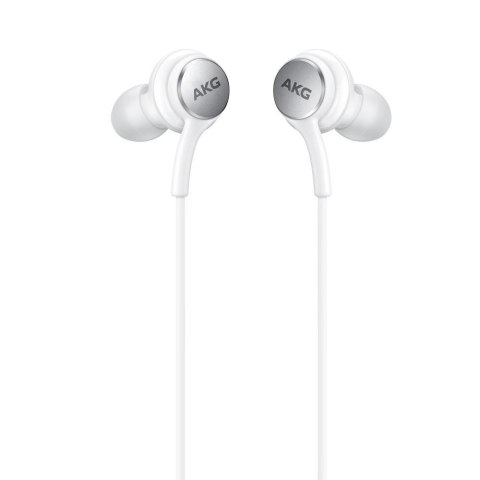 Przewodowe słuchawki dokanałowe AKG złącze USB-C biały Przewodowe słuchawki dokanałowe AKG złącze USB-C biały